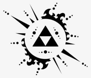 15 Triforce Symbol Png For Free Download On Mbtskoudsalg - Zelda Triforce Black And White