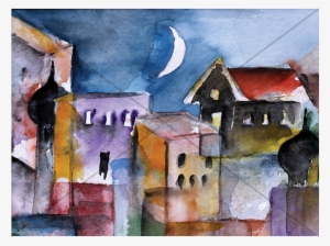 Postcard Ossenberg - Painting