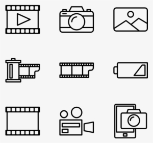 Camera 36 Icons View All 2 Icon Packs Of Film Strip - Window