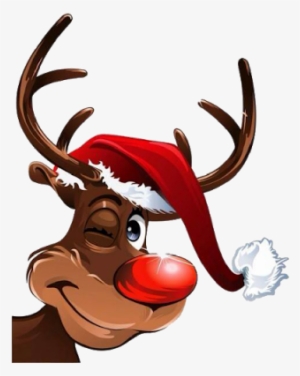 Rudolph The Red Nosed Reindeer Transparent Image - Rodolphe Renne Du Pere Noel