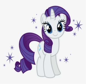 Rarity Cute - Mlp Rarity Vector Smile