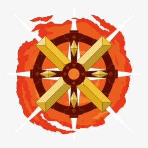 Burning Exalted Compass - Waffle