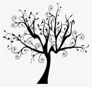 Dead Tree Clipart Swirly - Swirly Tree Clip Art