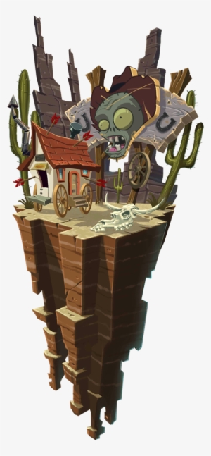 Wild West World Map Icon - Plants Vs. Zombies 2: It's About Time