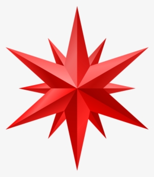 Red Star Png Clip Art - Clip Art