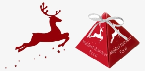 Reindeer Food - Red Christmas Reindeer Png