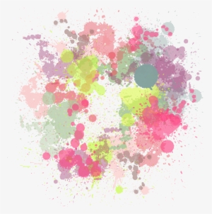 Multicolor Fractals - Watercolor Colorful Png