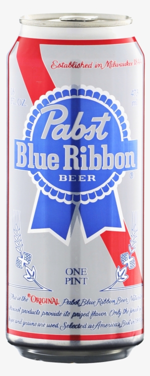 Pabst Blue Ribbon Premium Lager Cans 473ml - Pabst Blue Ribbon Пнг