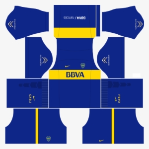 Kit Boca Junior Dls16 Uniforme Casa - Spain Kit Dream League Soccer 2018