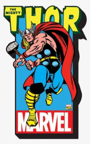 Thor Logo Magnet - Cartoon The Mighty Thor