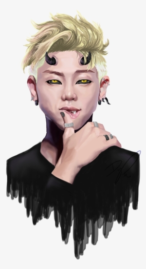 Rapmonster Transparent Big By Dyrinda-dag3j5t - Rap Monster Demon