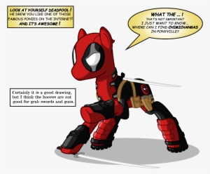 Pin By Toni In Wonderland On Deadpool - Deadpool As A Pony