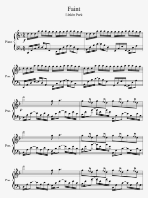 Faint Sheet Music 1 Of 4 Pages - It's Hard To Say Goodbye Notes