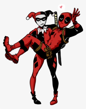 Deadpool And Original Harley Quinn
