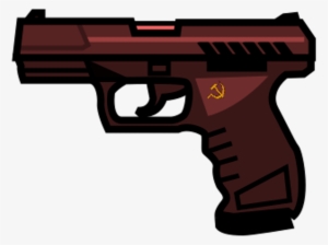 Transparent Background Gun Emoji