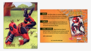 One Of Five Illustrations I Painted For The 2017 Fleer - Spider-man/deadpool, Volume 1