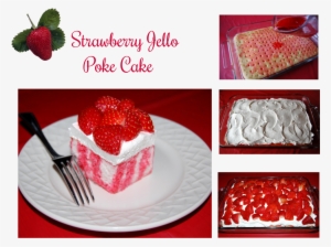 Strawberry Jello Poke Cake - Kuchen