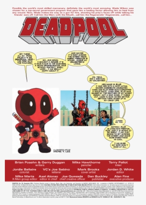 Mike Hawthorne Cover By Mark Brooks • Our Wall Crawling - Irene Y Lee Deadpool