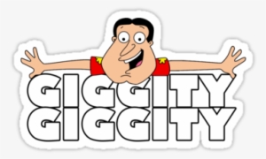 Glenn Quagmire Peter Griffin Text Cartoon Logo Font - Giggity Giggity