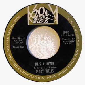 Mary Wells On Twentieth -century Fox Records - 1960's 45's Picture Sleeves