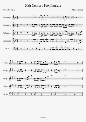 20th Century Fox Fanfare Sheet Music Composed By Alfred - Take On Me Part Keyboard