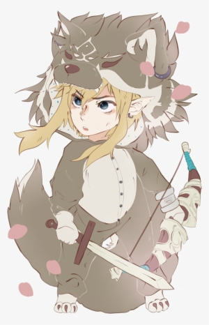 Breath Of The Wild Link In A Wolf Link Kigurumi~ - Legend Of Zelda Breath Of The Wild Wolf
