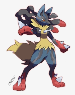 Auraoa Using The Rinnegan - Mega Lucario