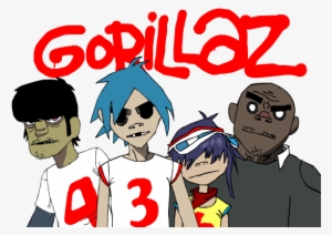 Gorillaz Drawing By Tomr - Gorillaz Humanz Tour 2018