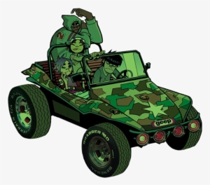 I Attempted To Create A 3d Model Of The Gorillaz Geep - Beep Boop It's A Joop