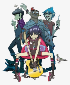 Gorillaz, 2d, And Murdoc Image - Gorillaz Artwork Jamie Hewlett
