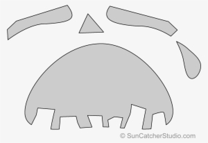 Pumpkin Carving Stencil Pattern - Jack-o'-lantern