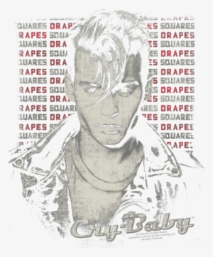 Cry Baby Drapes And Squares Juniors Tank - Poster