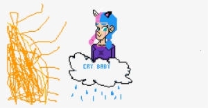 Cry Baby Kitty - Cartoon