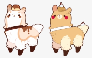 Dessert Alpaca Adoptable Set - Cute Drawings Of Alpacas