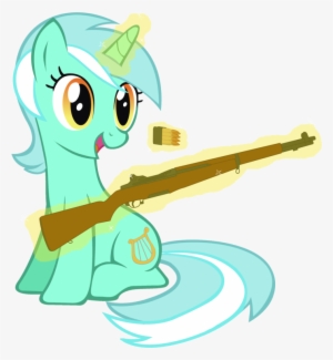 Totallynotabronyfim, Gun, Impact Font, Lyra Heartstrings, - Mlp Lyra
