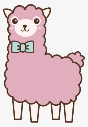 Clipart Cute Alpaca Png Cute Transparent Alpaca - Rysunek Alpaki