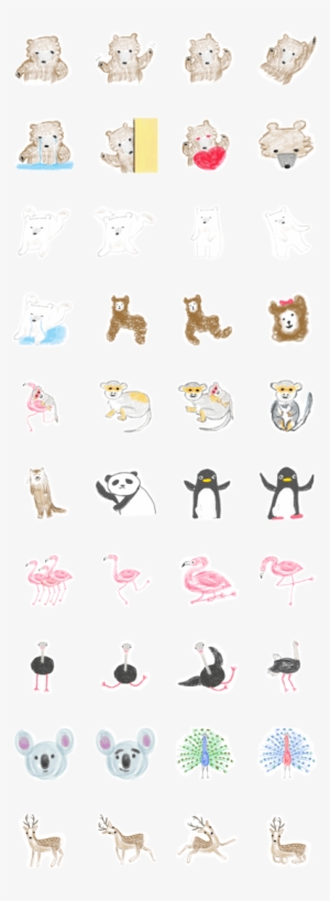 Funny And Surrealism Watercolor Animals - Drawing