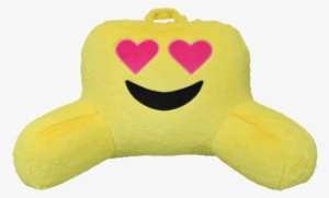 Picture Of Heart Eyes Emoji Lounge Pillow - Pillow