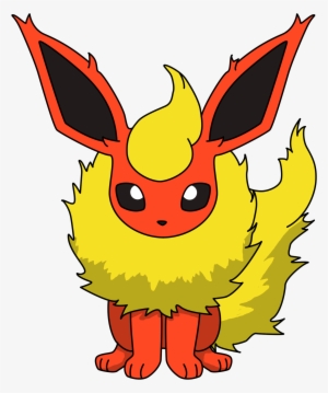 Flareon Picture Png - Evolucion De Eevee Flareon