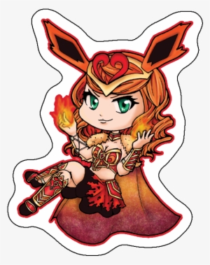 Battle Mage Flareon Keychain - Keychain