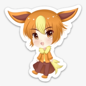 Flareon Boi 3" X 3" Vinyl Sticker - Badge