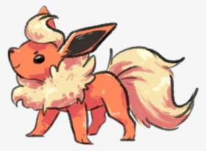 Quick Flareon Doodle - Cartoon