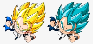 Gogeta Ssj By Monstkem - Dragon Ball Z Chibi Gogeta