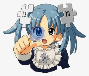Wikipe-tan Magnifier - Ae Tan Wikipe Tan