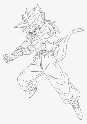 Gogeta Ssj - Gogeta Ssj4 Para Colorir