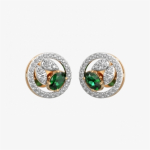 Seed Of Life Earrings - Emerald