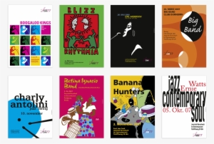 Plakat 4 Jazzclub - Graphic Design