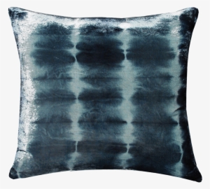 Blueberry Rorschach Velvet Pillow - Kevin O'brien Studio Blueberry Rorschach Velvet Pillow