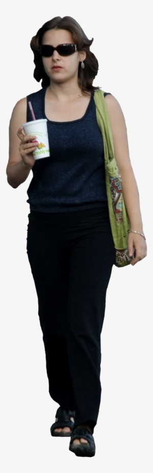 Woman Walking Away Png Download - People Walking Png Women