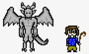 Genes The Gargoyle And William - Cartoon